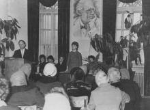 1963 gada 9 marts Padomju dzejas vakars Foto no RCB arhva