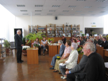 Tvu zemes kalendara 70 jubilejas izdevuma prezentcija 2008 Foto no RCB arhva