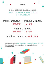 bibliotekas darba laiks vasara 2025